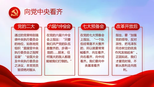 红色大气党建党支部年终工作总结PPT