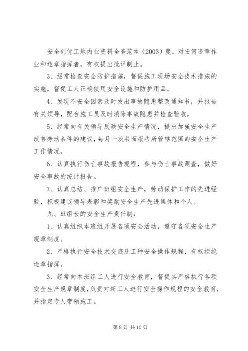 余热电站各级人员安全生产责任制 (2).docx