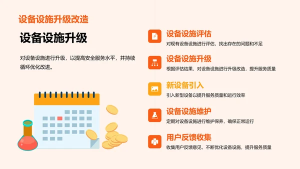 橙色商务现代客流运输安全工作总结PPT模板