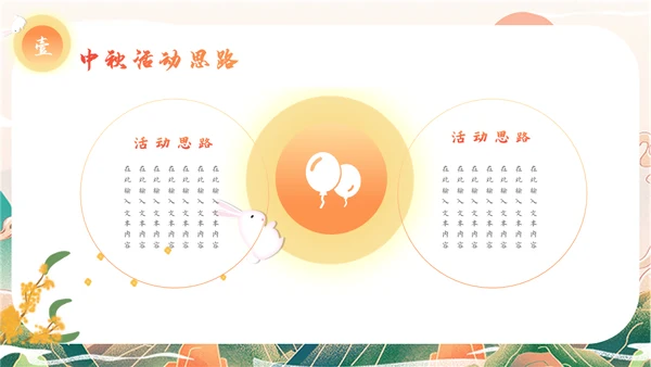 迎中秋庆国庆活动策划通用PPT模板
