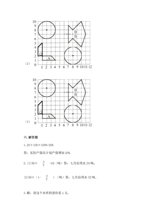人教版六年级上册数学期末测试卷（名校卷）.docx