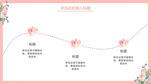 简约花卉教学说课PPT模板
