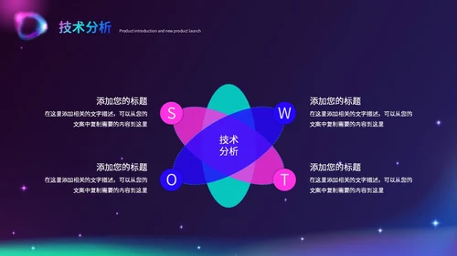 时尚酷炫科技感北极光产品发布会新品发布会品牌发布会ppt模板