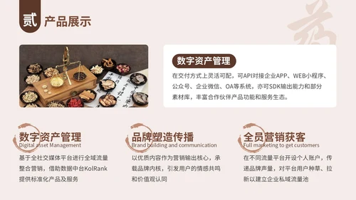 棕色中医药产品介绍PPT模板