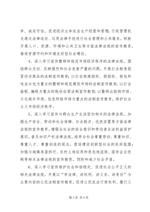 法制宣传教育计划.docx