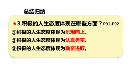 新教材 12.1  拥有积极的人生态度