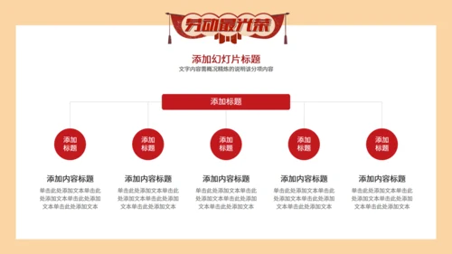 五一国际劳动节最光荣劳工模范通用PPT模板