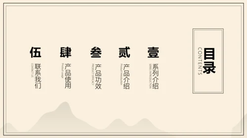 中国风中医药医疗保健产品介绍