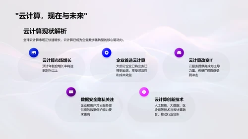 云服务市场策略PPT模板
