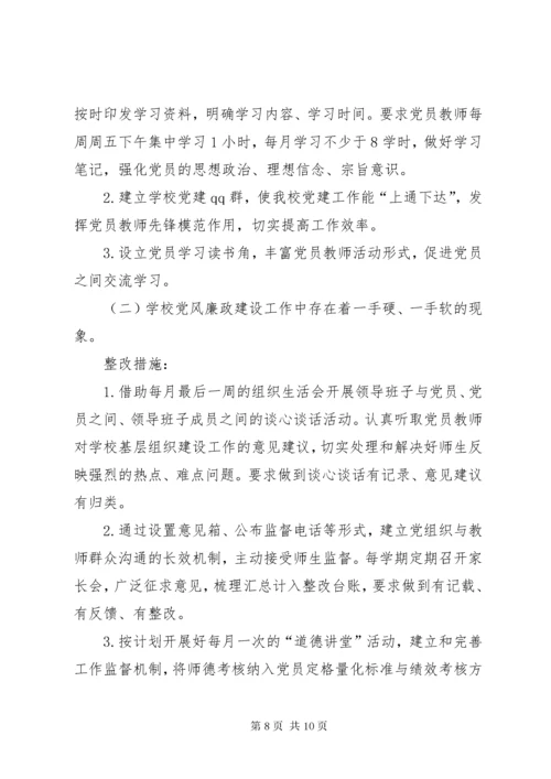 党建工作存在问题及整改措施.docx