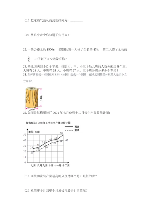 小升初数学应用题50道含完整答案（各地真题）.docx
