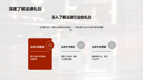 法律业商务礼仪探析