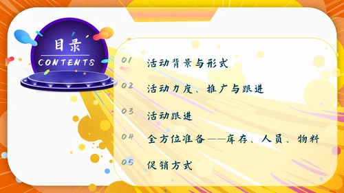电商购物节双十一活动促销策划PPT方案