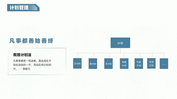红蓝色商务风创意不规则形状自我管理员工培训内容PPT