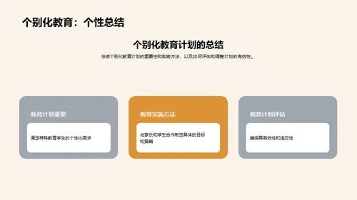 特教中的个性化之路