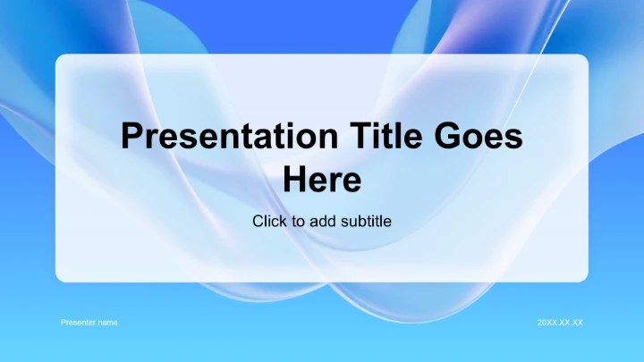 蓝色现代风就业发展报告PPT主题