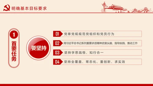 两学一做学习教育常态化制度化的意见PPT