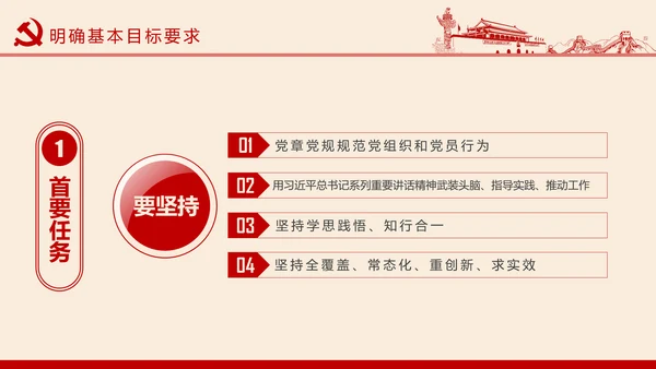 两学一做学习教育常态化制度化的意见PPT