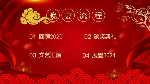 新征程再出发迎新春公司年会PPT模板