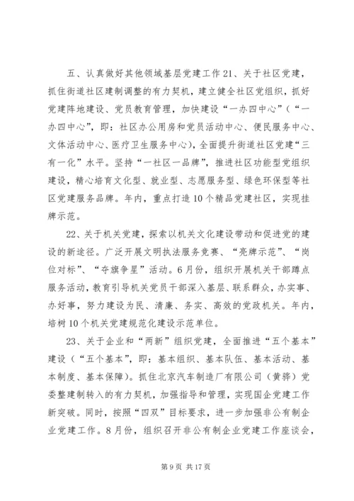 全市年度基层组织建设年度工作要点.docx