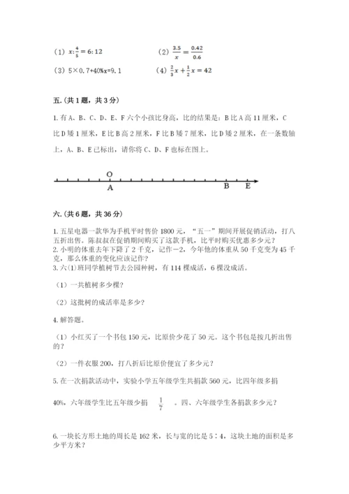 贵州省贵阳市小升初数学试卷（word）.docx