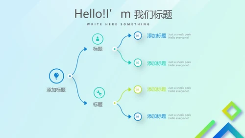 蓝色公司产品介绍宣传通用PPT动态模板