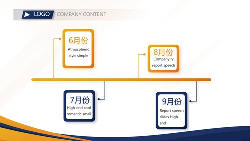 蓝色年终工作总结汇报演讲商务PPT