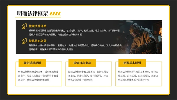 黑黄色安全生产月安全教育通用PPT模板