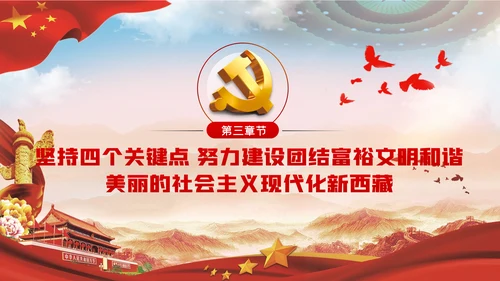 西藏工作座谈会新时代治藏方略解读PPT