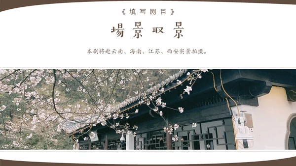 大型都市爱情电视剧策划案通用PPT模板