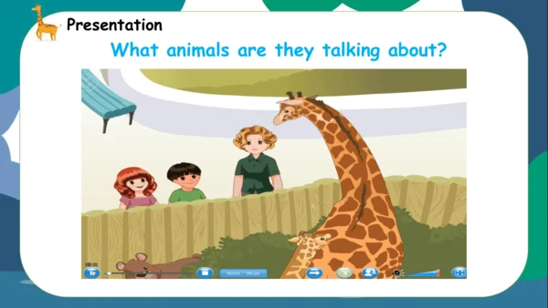 Unit3 At the zoo A let's talk 课件(共24张PPT)