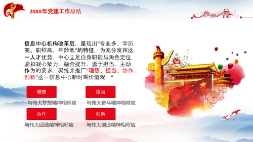 党支部工作总结汇报党支部书记述职报告PPT