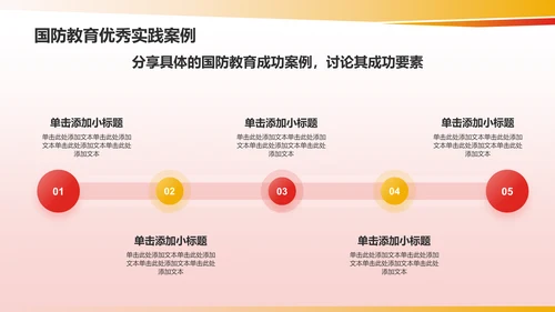 红色党政风国防知识科普PPT模板