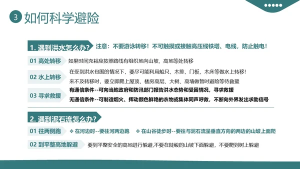 防洪防汛安全教育知识培训PPT课件