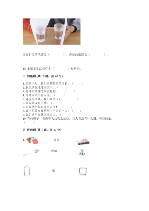 教科版二年级上册科学期末测试卷（b卷）.docx