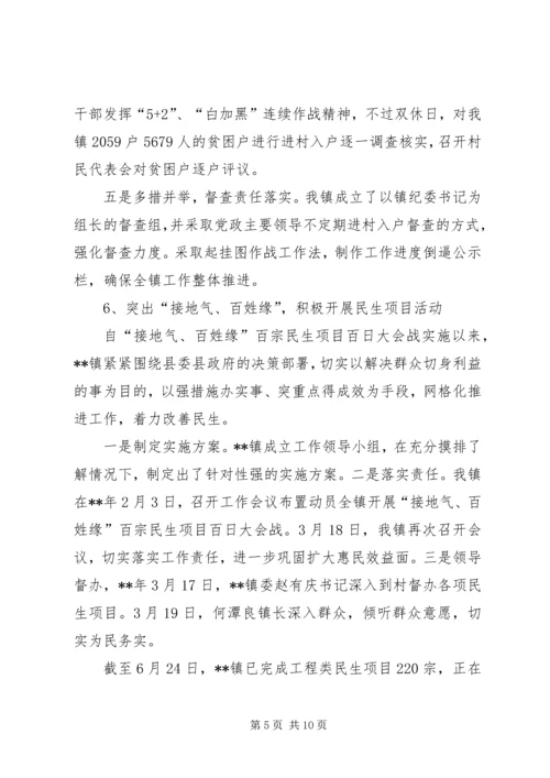 乡镇政府上半年工作总结及计划.docx