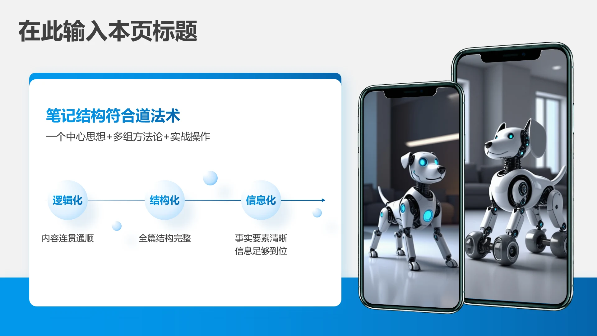 产品介绍-蓝色简约风