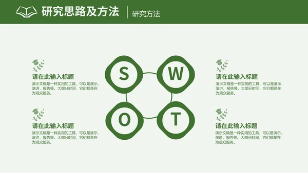 农学专业毕业答辩通用PPT模板