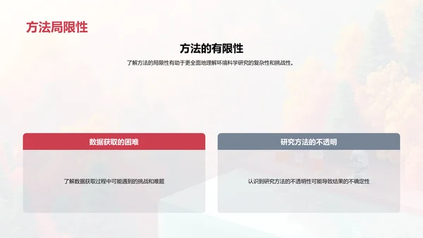 环境科学研究与实践PPT模板