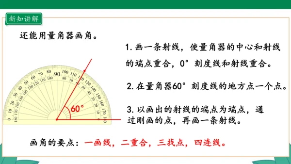 新人教版4年级上册 3.4 画角课件（25张PPT）