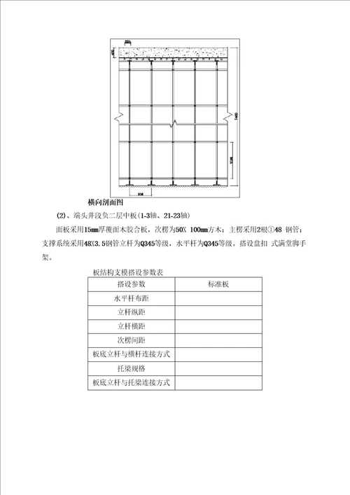 支模架技术交底