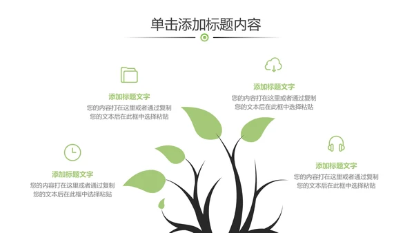 绿色生态低碳和谐社区能源环保PPT模板