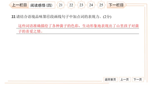 统编版八上语文第二次月考综合检测卷 习题课件（41张PPT）