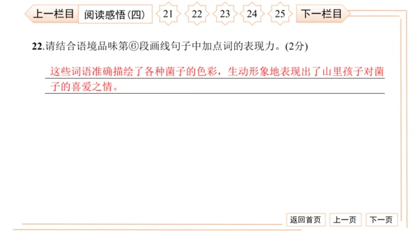统编版八上语文第二次月考综合检测卷 习题课件（41张PPT）