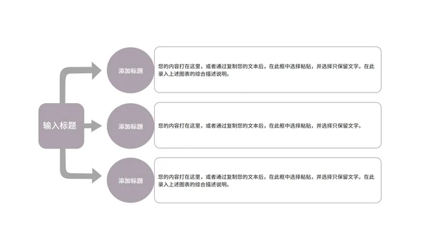浅紫色简约风职业规划PPT模板