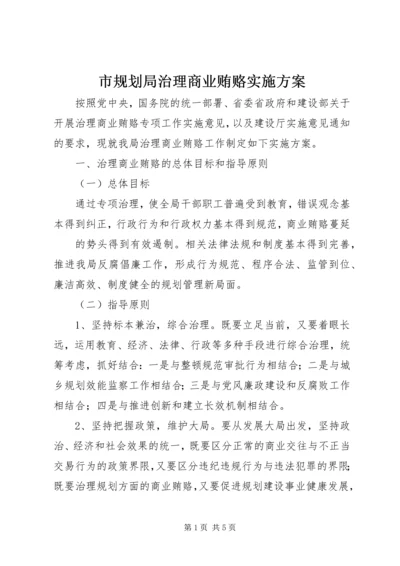 市规划局治理商业贿赂实施方案 (2).docx