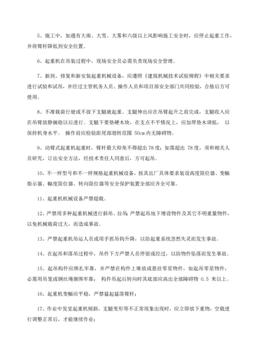 汽车吊吊装综合标准施工专业方案.docx