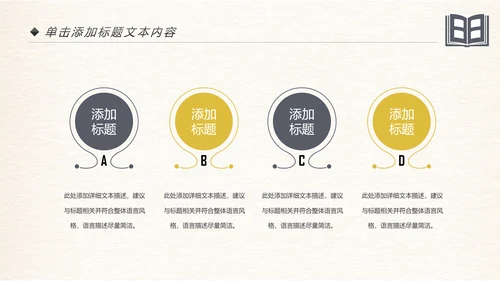创意书本读书分析好书推荐阅读PPT模板
