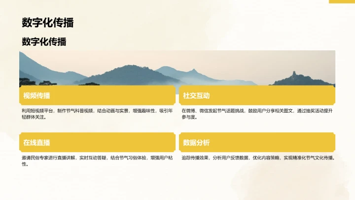 二十四节气小满PPT模板