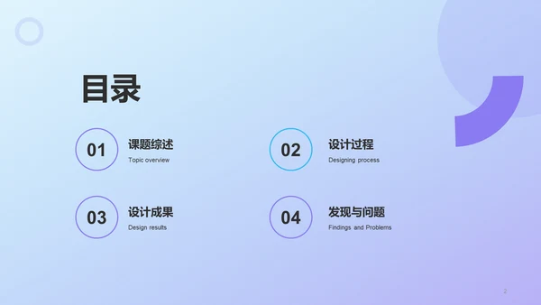紫色创意艺术设计毕业答辩PPT